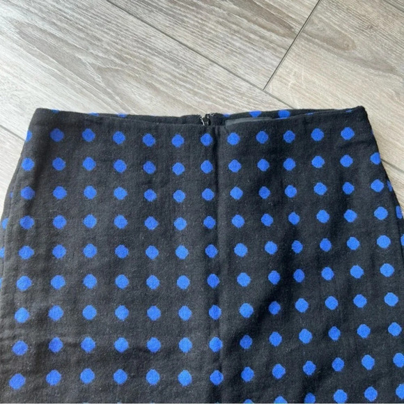 Talbots Polka Dots Wool Blend  Pencil Skirt - Picture 2 of 11